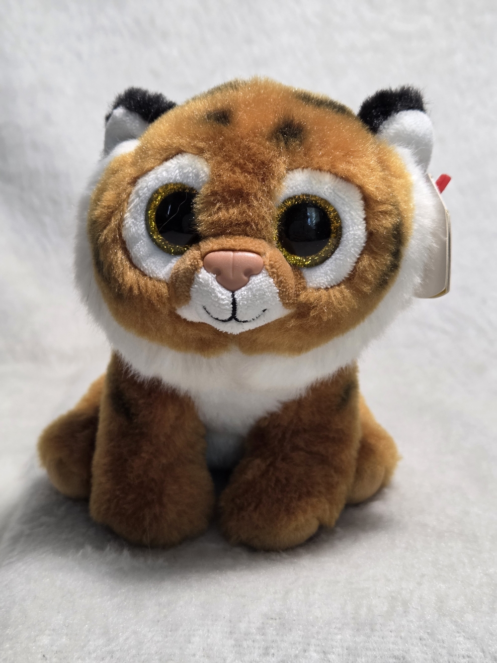 TIGGS the Tiger Ty Beanie Babies Orange with Black Stripes Stuffed Toy